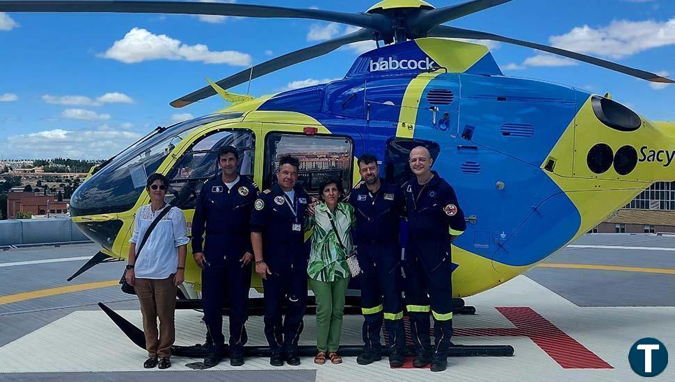 El helipuerto del nuevo Hospital de Salamanca podría operar las 24 horas del día 