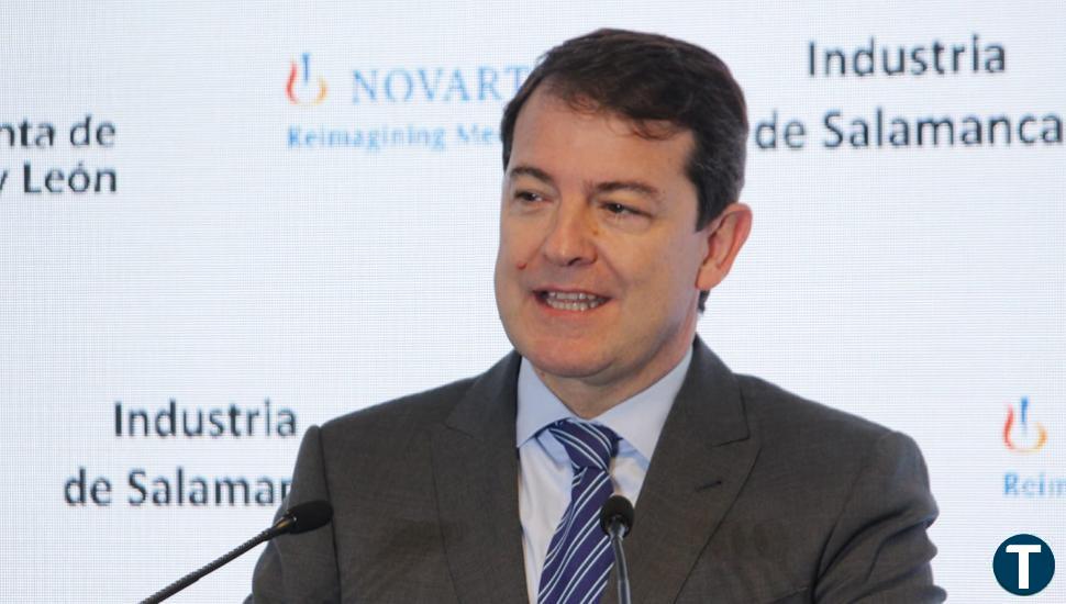 Mañueco tras la apuesta de Novartis por Salamanca: "Alfombra roja para quienes quieren invertir, investigar e innovar en la Comunidad" 