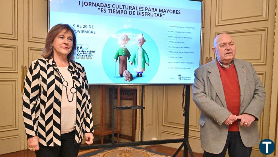 Salamanca acoge las I Jornadas Culturales para Mayores, que incluyen una pasarela de moda y una marcha solidaria