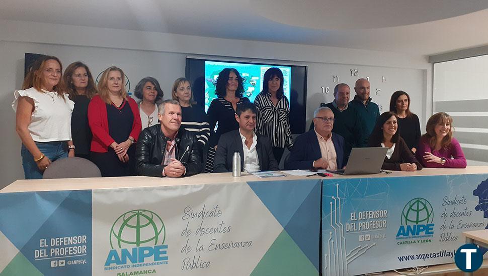 ANPE Salamanca presenta su candidatura a las elecciones sindicales para revitalizar la enseñanza pública