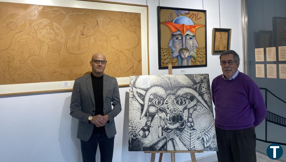 La Sala Protagonistas de Santa Marta muestra hasta enero las obras del artista local José Luis Martínez Garvín