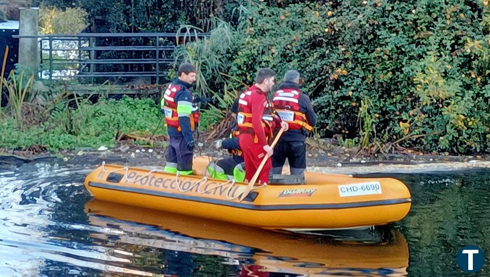 El Ayuntamiento de Santa Marta limpia el río Tormes a su paso por la zona del molino