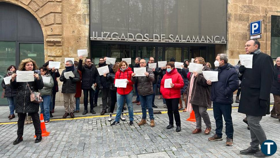 Los funcionarios de Justicia "exigen" la negociación de la Ley de Eficiencia Organizativa 