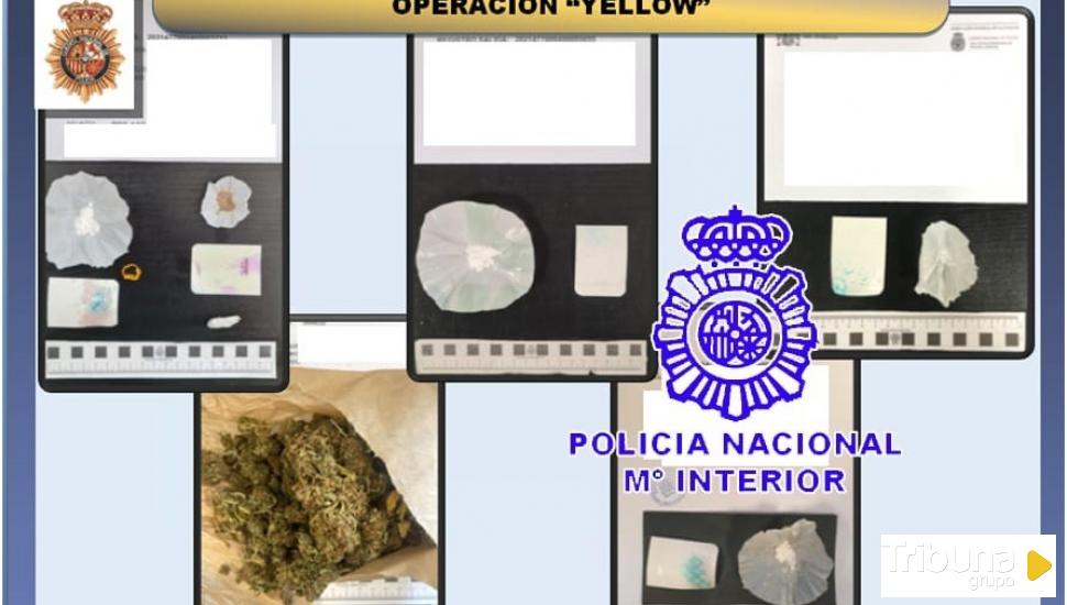 La Policía Nacional desarticula un punto de venta de heroína, cocaína y marihuana en Castilla y León 