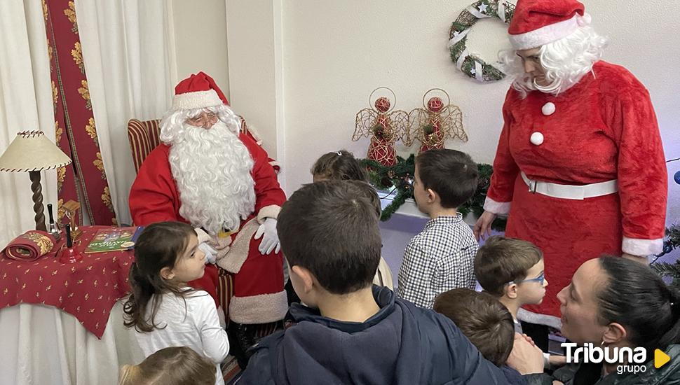 Los niños de Carbajosa conocen la casa de Papá Noel