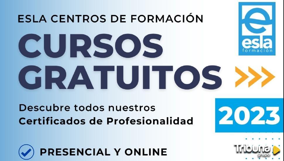 Esla Formación impartirá cursos gratuitos durante 2023 para trabajadores desempleados