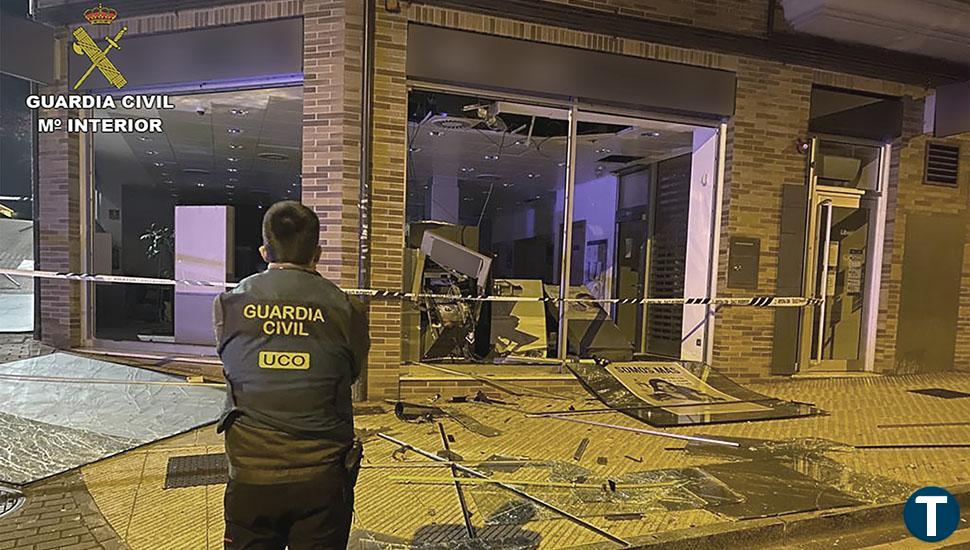 Cae la banda internacional de ladrones de cajeros automáticos que voló por los aires una sucursal en Castilla y León