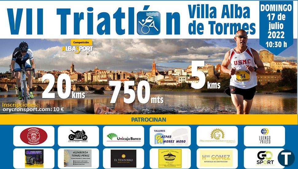 Alba de Tormes recupera su triatlón que tendrá lugar el domingo 17 de julio