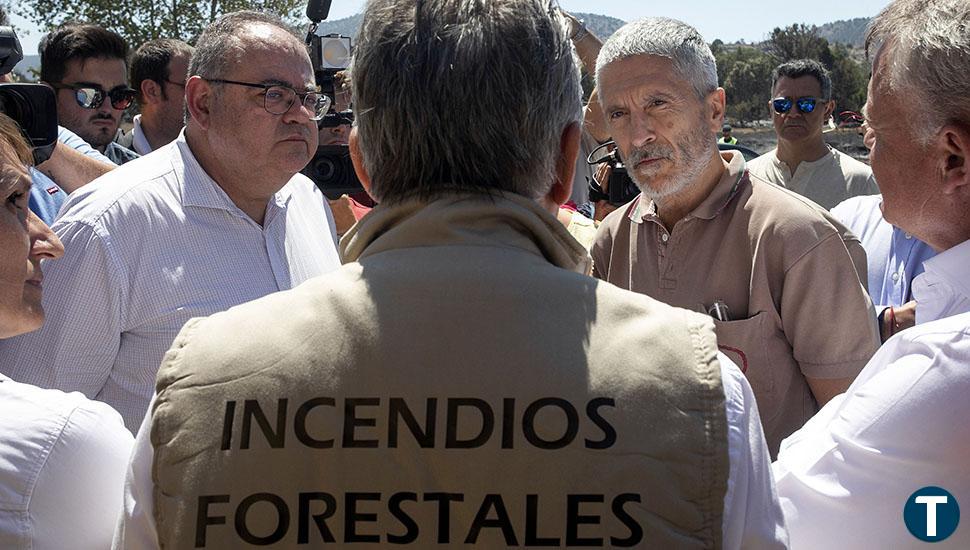 Interior atribuye los incendios a las imprudencias y el cambio climático, más que a la intencionalidad