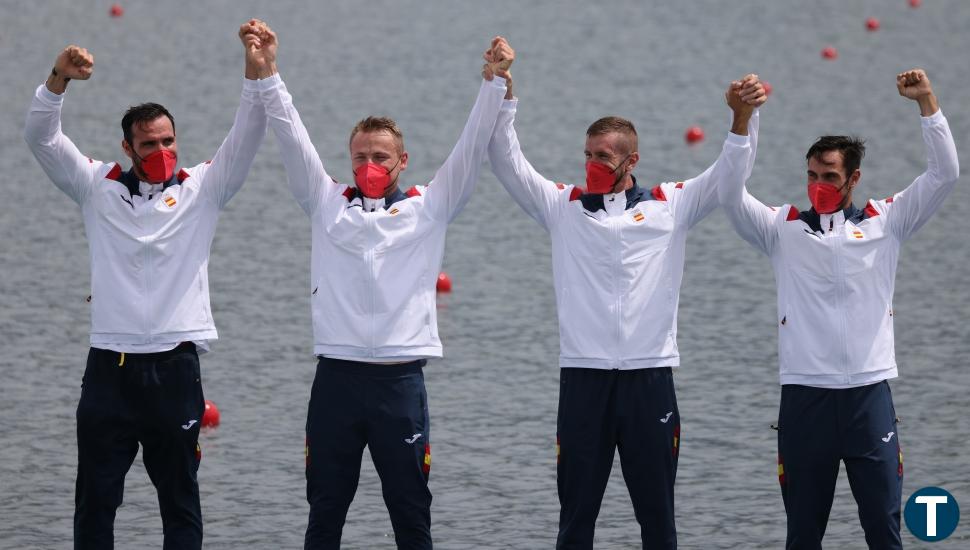 El K4 500 de Craviotto, Cooper, Arévalo y Germade se proclama campeón del mundo   