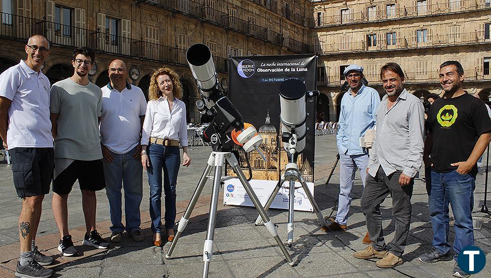 Salamanca colocará telescopios en la Plaza Mayor durante la Noche Internacional de Observación de la Luna 