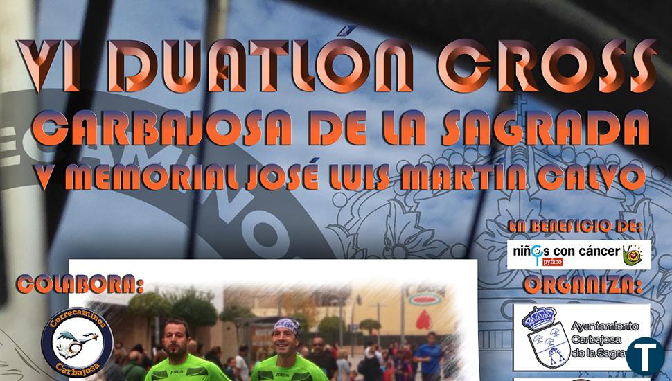 Vuelve el Duatlon Cross a Carbajosa con un fin solidario: será en beneficio de Pyfano