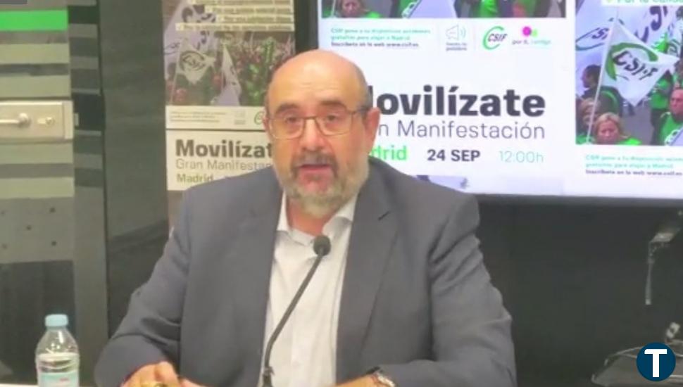 CSIF prevé movilizar a 4.000 ciudadanos en Castilla y León para la manifestación contra el Gobierno el 24-S   