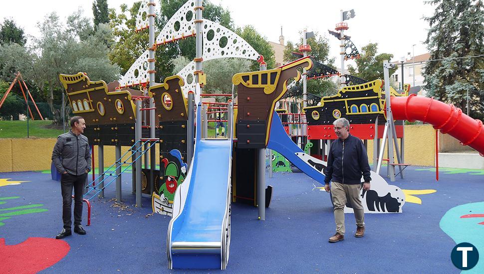 El mar llega a Carbajosa: abre sus puertas la nueva zona de juegos infantiles en el parque de La Charca