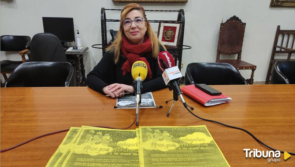 Todo listo en Béjar para recibir a los Reyes Magos, que recogerán las cartas de los niños en la plaza de España