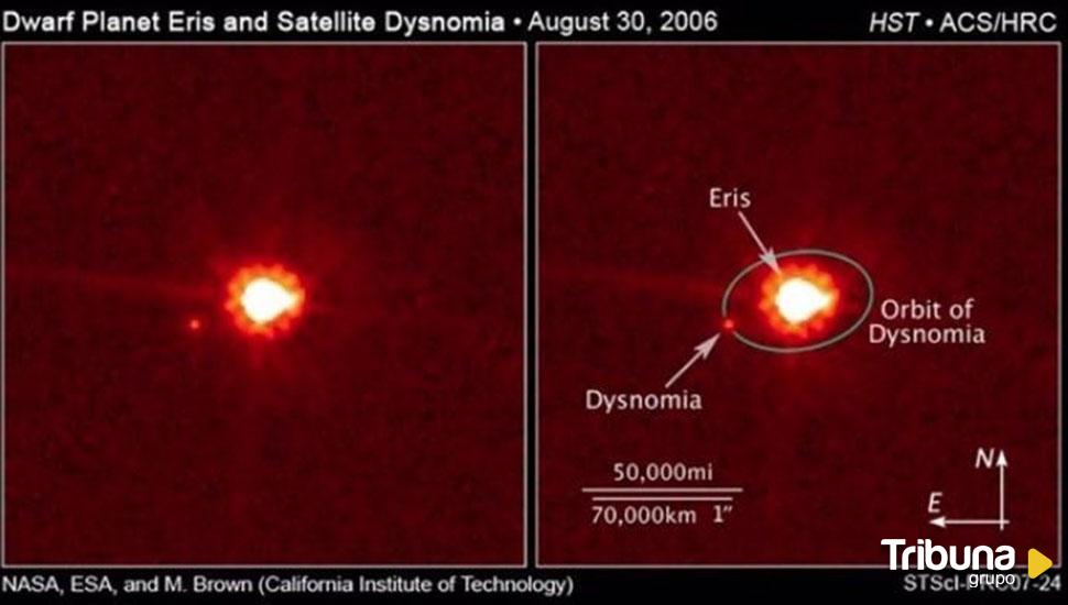 Eris, frustrado décimo planeta del Sistema Solar, cumple 18 años