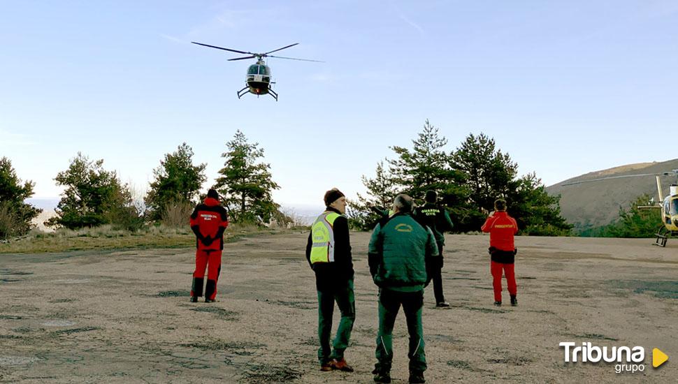 Reanudada esta martes la búsqueda del montañero desparecido en la sierra de Béjar 