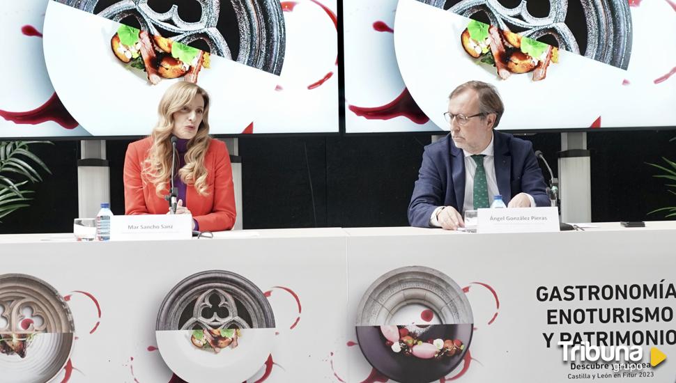 Castilla y León se presenta en Fitur como destino internacional de enoturismo, gastronomía y patrimonio