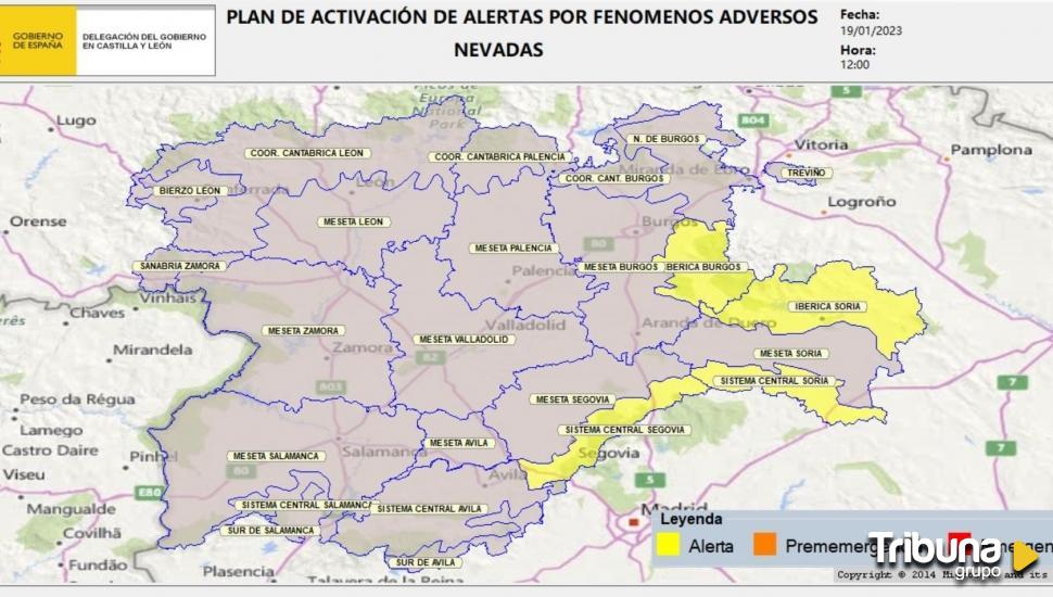 Desactivada la fase de preemergencia en Castilla y León al remitir la nieve por la entrada de un frente cálido   