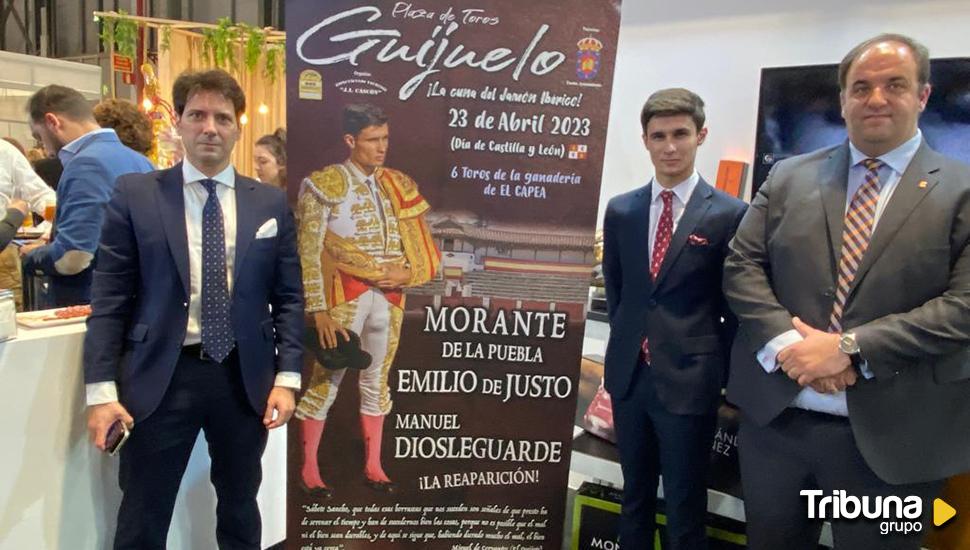 Manuel Diosleguarde reaparecerá en Guijuelo el 23 de abril junto a Morante y Emilio de Justo