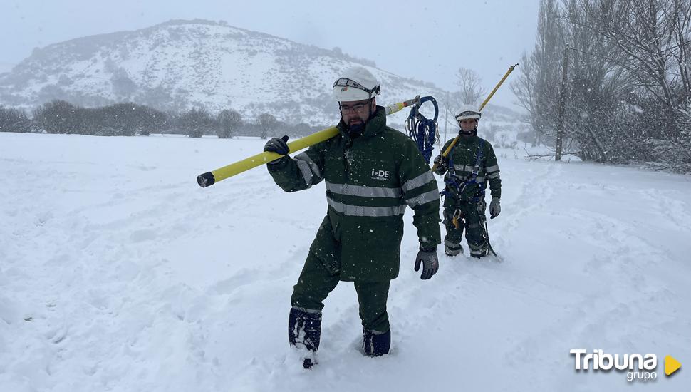 El Grupo Iberdrola contra viento y nieve en Castilla y León