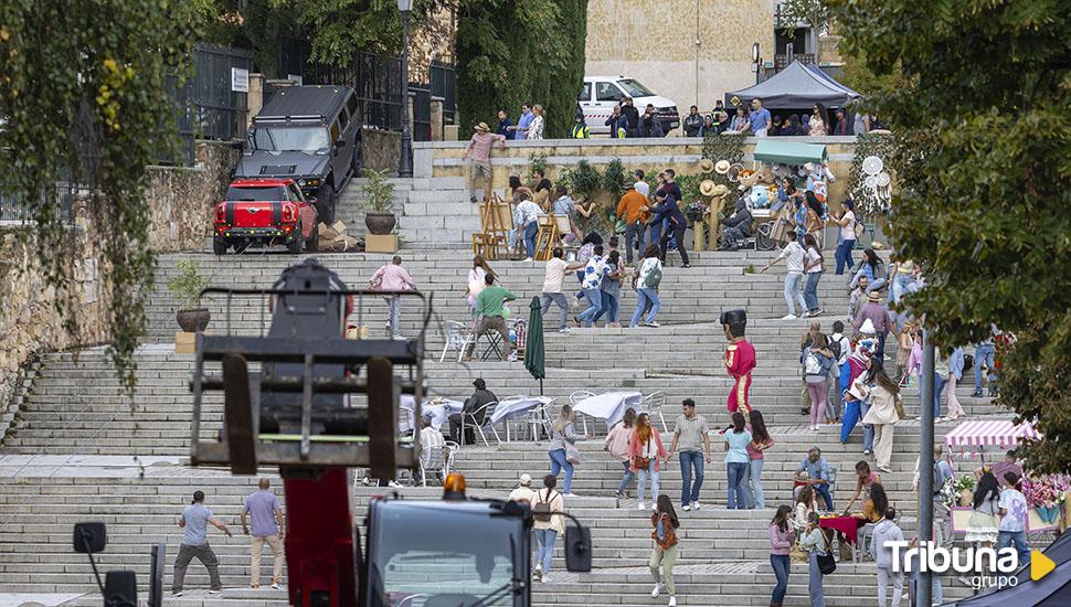 Nuevos cortes en el casco histórico este sábado por el último día de rodaje de una película de Bollywood