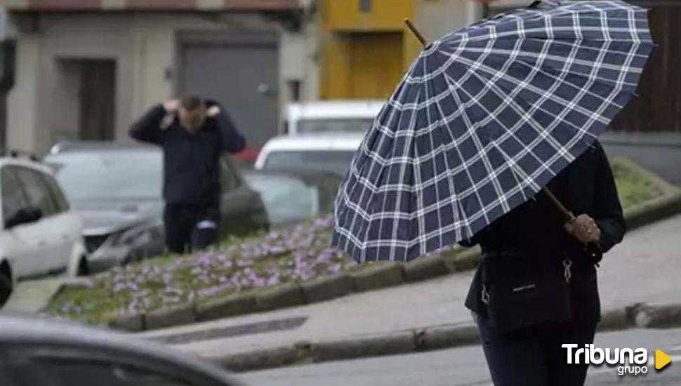 Activados los avisos amarillos y naranjas por viento y lluvia en Castilla y León