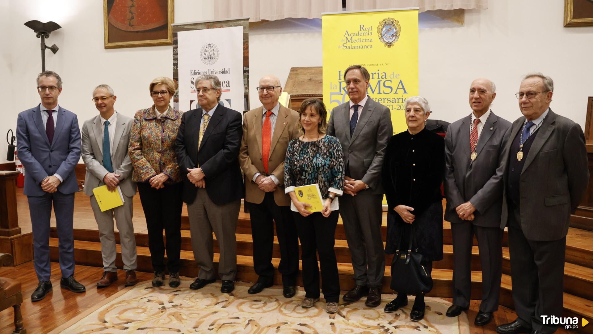 Un libro de Ediciones USAL recoge la historia de la Real Academia de Medicina de Salamanca