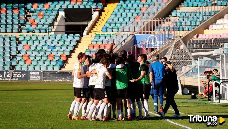 El Salamanca CF UDS responde a las dudas con goles y vence al Burgos Promesas (2-0)