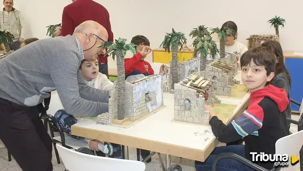 Belén navideño y un photocall en las dependencias del Ayuntamiento -  Salamanca Diario