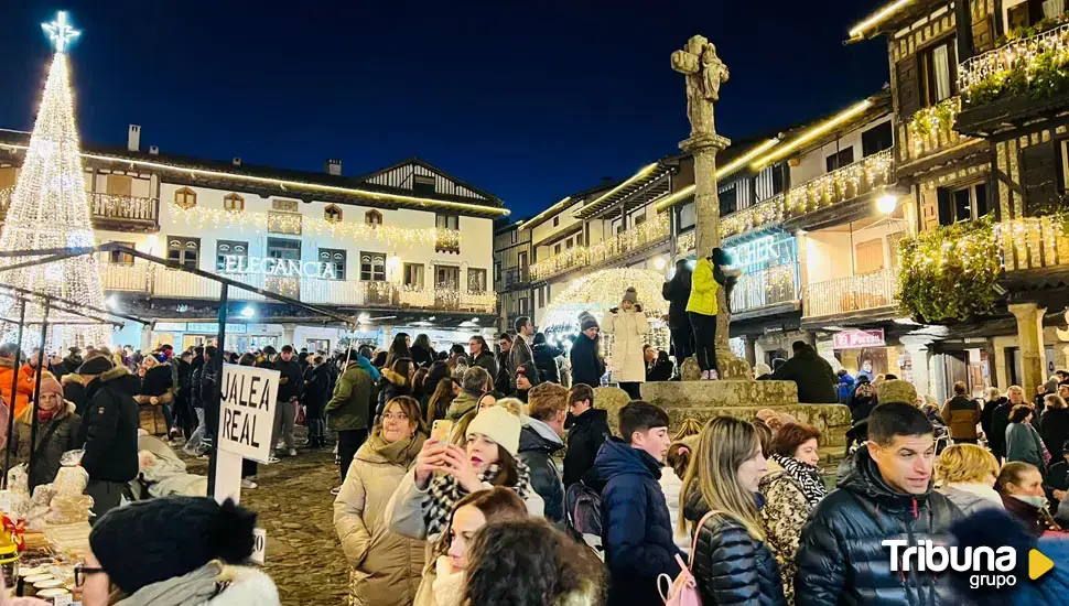 Las luces desbordan a La Alberca