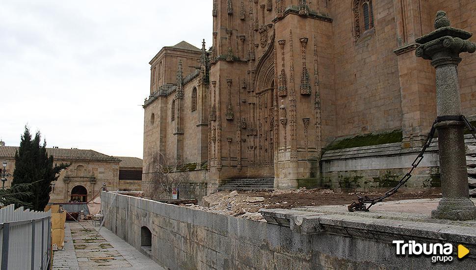 Las obras en el atrio de la Catedral de Salamanca "no entorpecerán" la Semana Santa