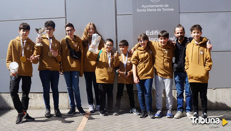 El club de ajedrez Béjar logra cinco podios en los juegos escolares