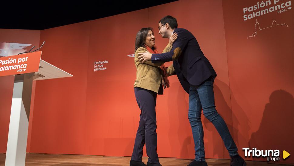 Margarita Robles critica la "soberbia" de Mañueco y la enfrenta a "la empatía" de Mateos 