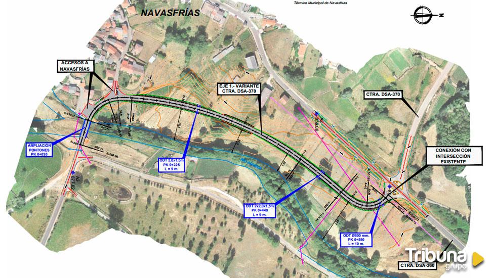Los motivos que esgrime la Diputación en la polémica variante de Navasfrías