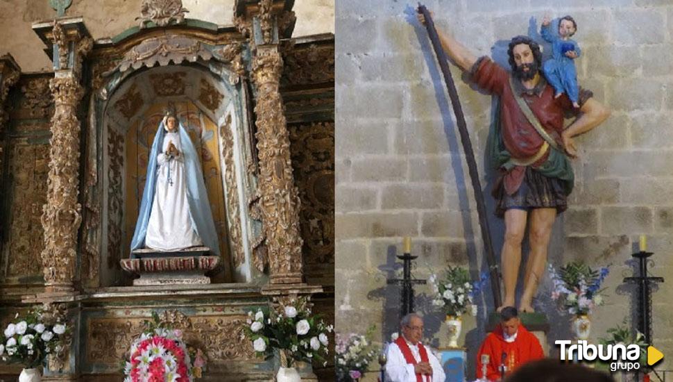 Las Cortes rechazan intervenir en la talla de San Cristóbal y los retablos de la ermita de Guadramiro