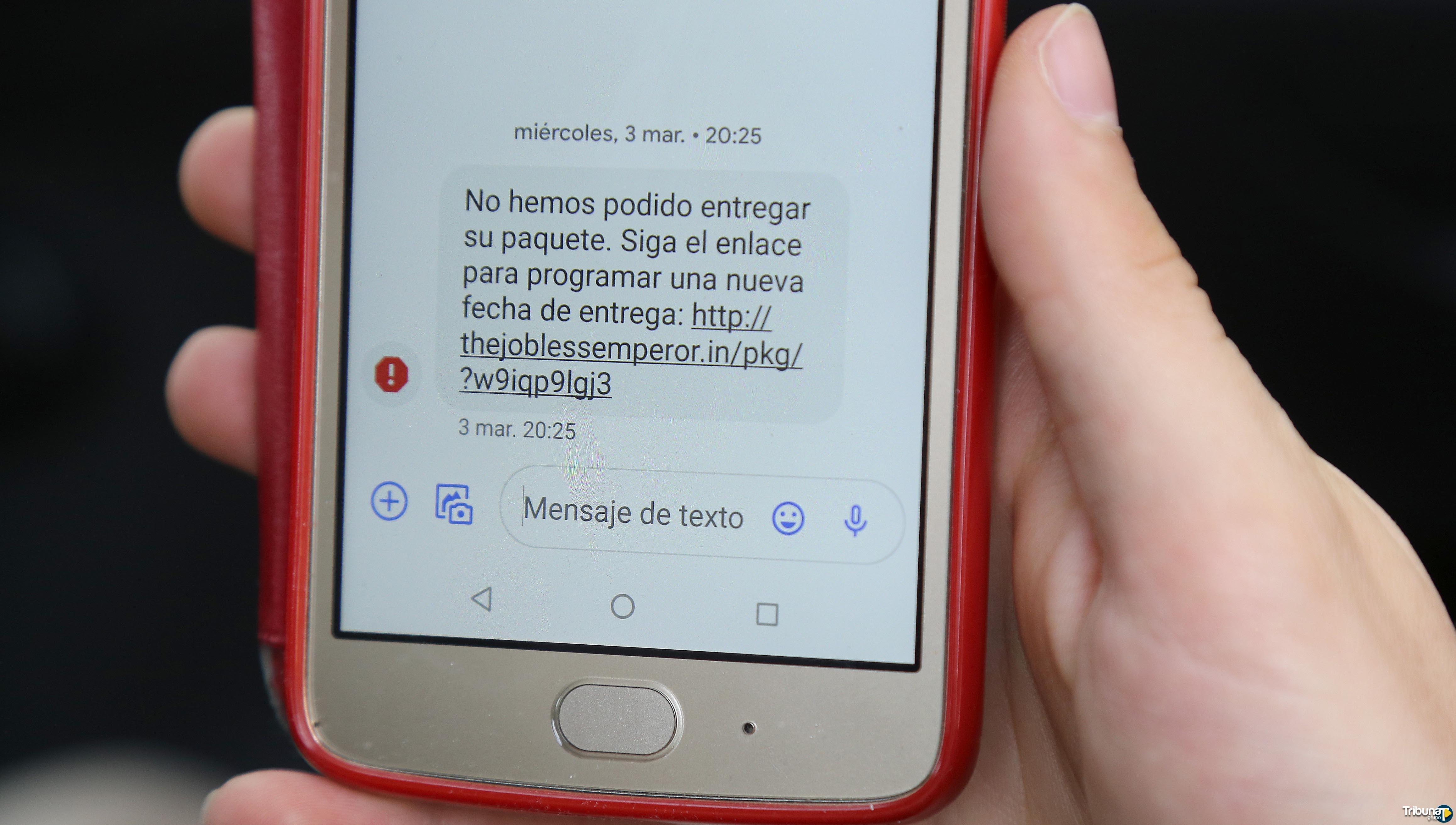 La policía alerta de un intento de estafa masiva por SMS en el inicio de la campaña de la Renta