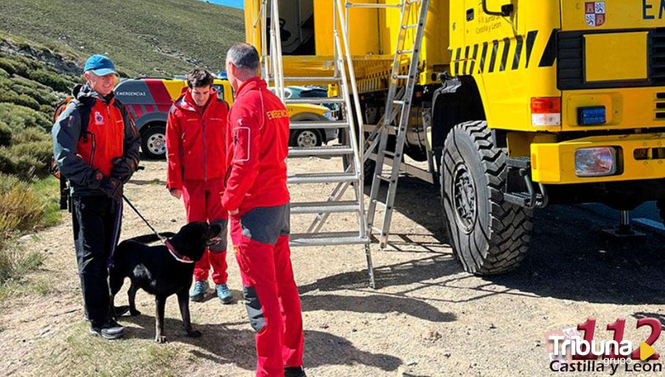 El 112 retoma la búsqueda del montañero desaparecido en diciembre en Candelario