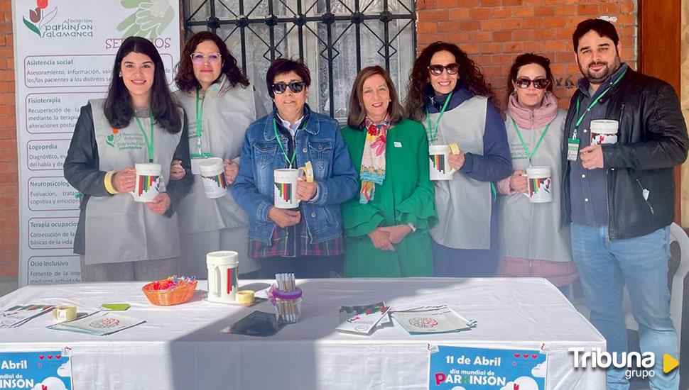 La Asociación de Parkinson visibiliza la enfermedad y sus servicios en Peñaranda