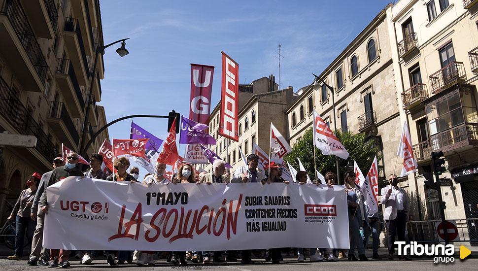 CCOO y UGT celebran el 1 de mayo con 14 manifestaciones conjuntas en Castilla y León