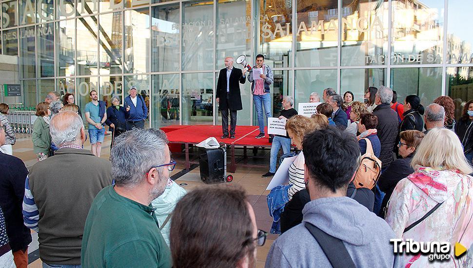 España Vaciada saca los colores a PP y PSOE por la "desastrosa" situación ferroviaria de Salamanca