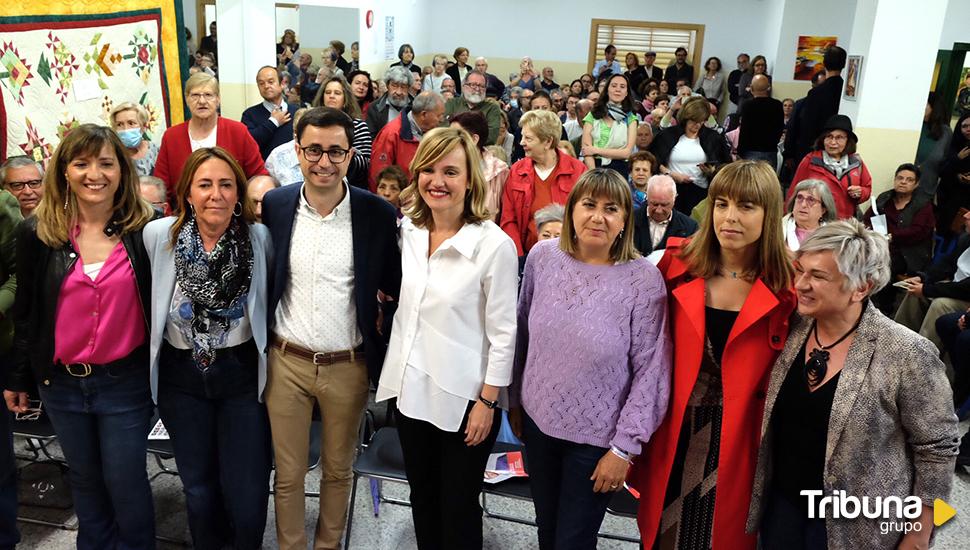 Pilar Alegría pide el voto para que Mateos "lidere el cambio que necesita Salamanca tras 30 años de retroceso"