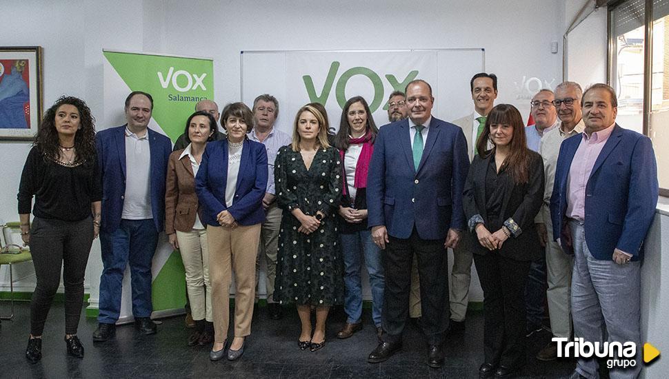 Vox reivindica su proyecto "absolutamente necesario" para Salamanca por la "desafección" al resto de partidos