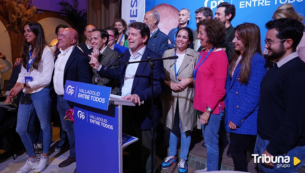 Mañueco tras los resultados electorales: "La marea azul es imparable"