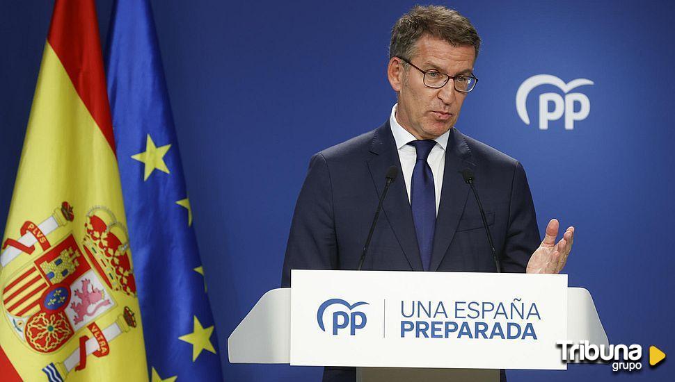 Feijóo rechaza el debate a cuatro de RTVE: Insiste en pedir a ERC, PNV y EH Bildu