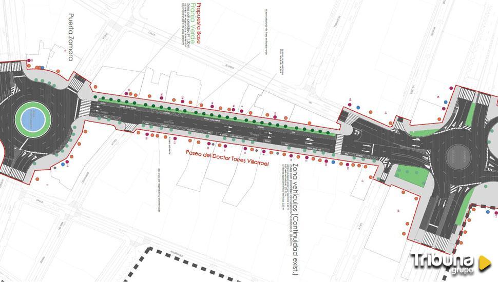 La transformación que está a punto de llegar para el Paseo del Doctor Torres Villarroel de Salamanca 