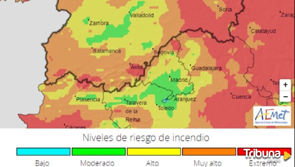 El sur de Salamanca se pone al 'rojo vivo' este domingo: Hasta 37 grados