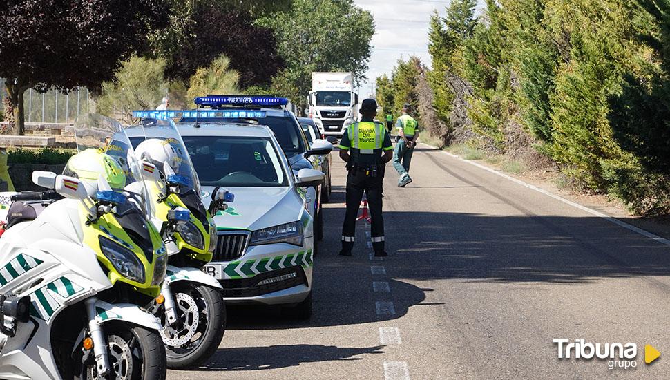 Descienden un 18% los fallecidos en accidentes de tráfico en Castilla y León