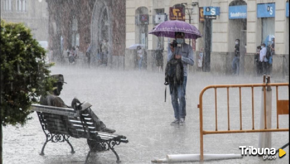 Castilla y León, en alerta naranja por riesgo importante de "lluvias torrenciales"