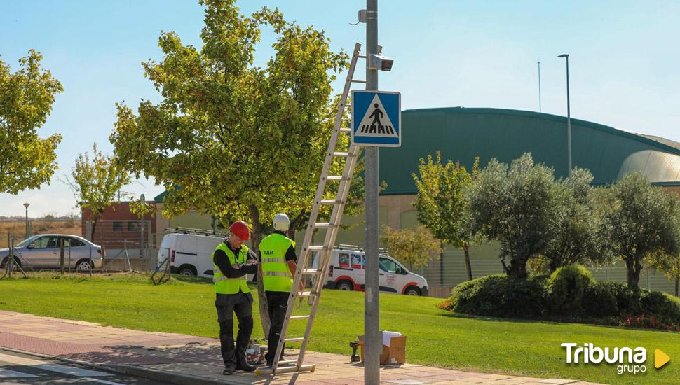 Así son las nuevas cámaras de vigilancia del tráfico en los accesos a Carbajosa